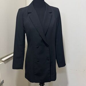Double-Breasted Women's Blazer Dress